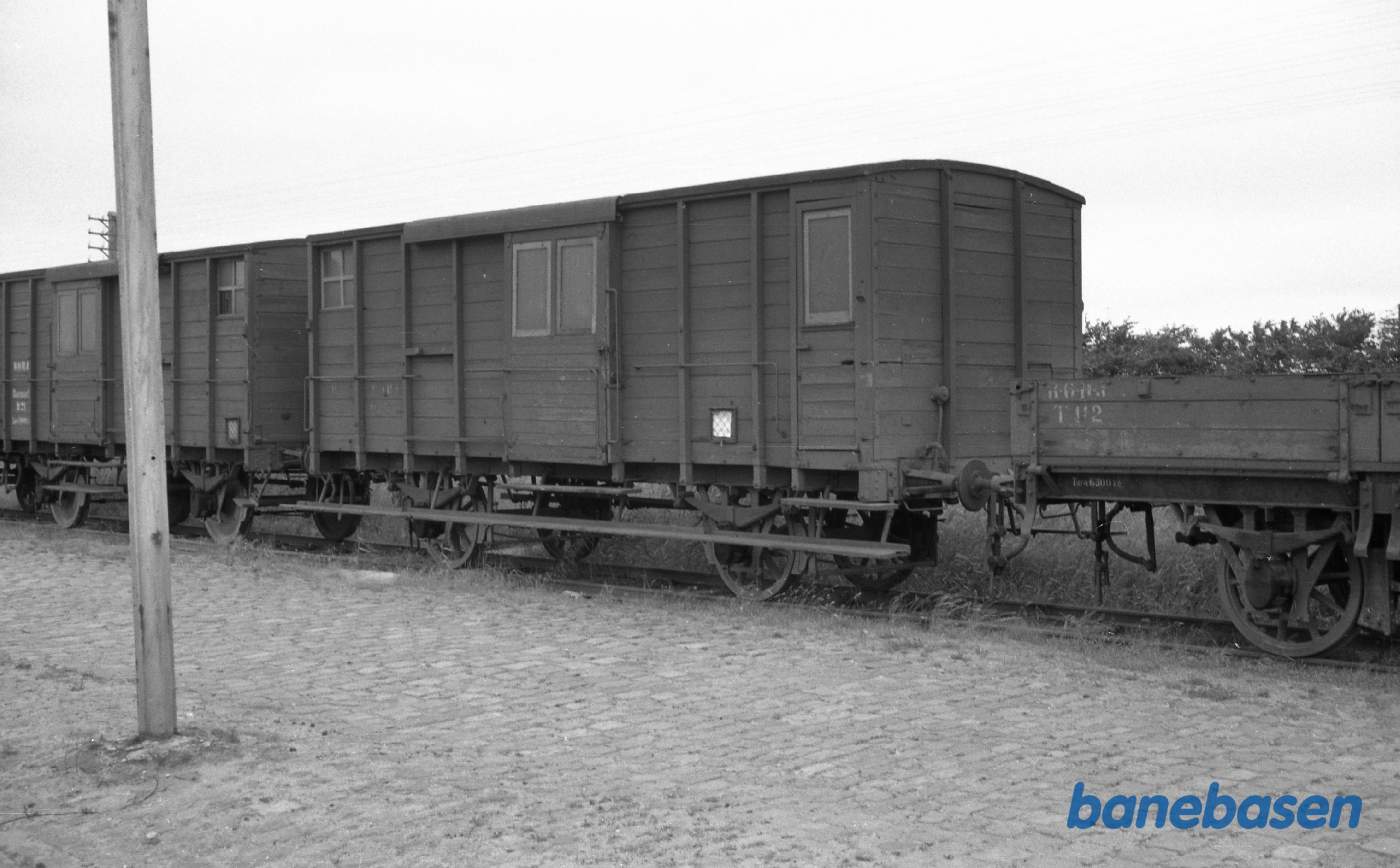 Ringkøbing. Rejsegodsvogn E 22