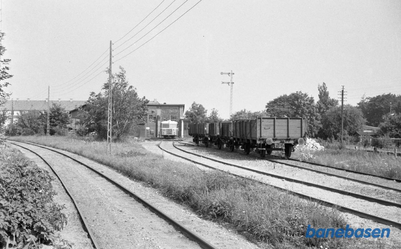 Køge Vest. Udkørsel og remisen