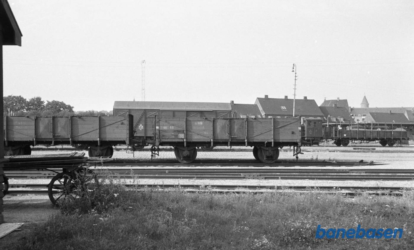 Ringsted station. Åben KRB vogn