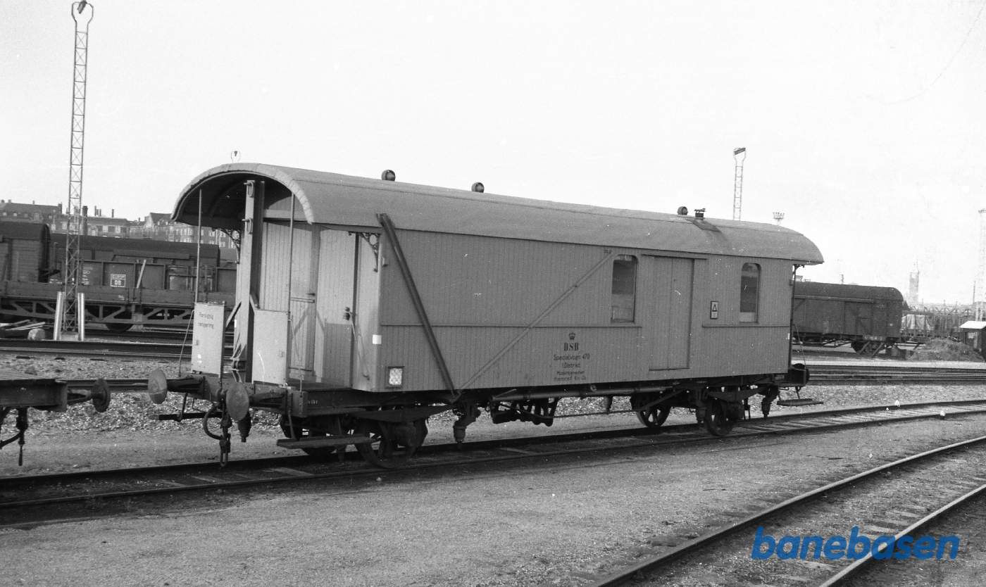 Dybbølsbro. Specialvogn for maskintjenesten nr. 470