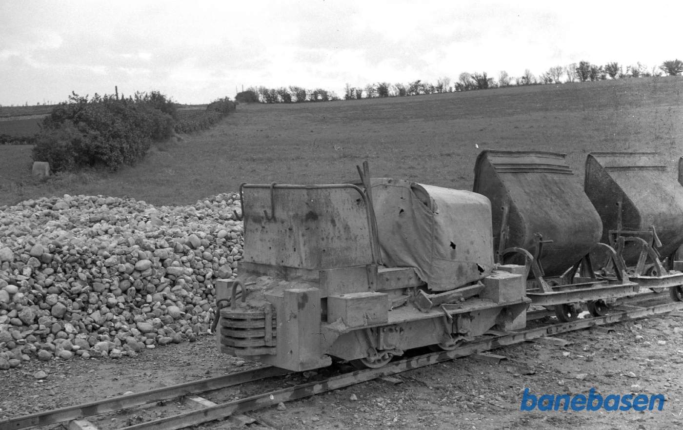 Vejarbejde på landevejen Odense - Assens
