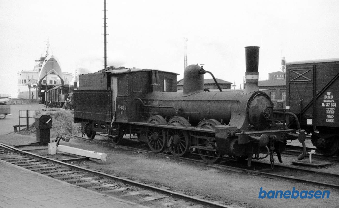 Korsør. Varmemaskine DSB G 624