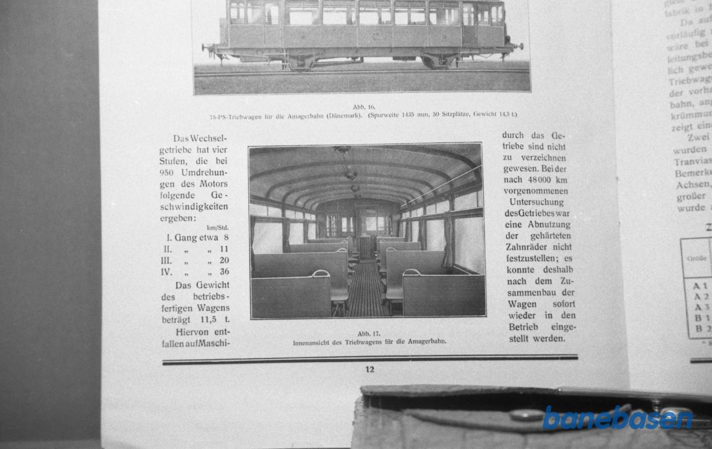 Affotograferinger af en AEG brochure