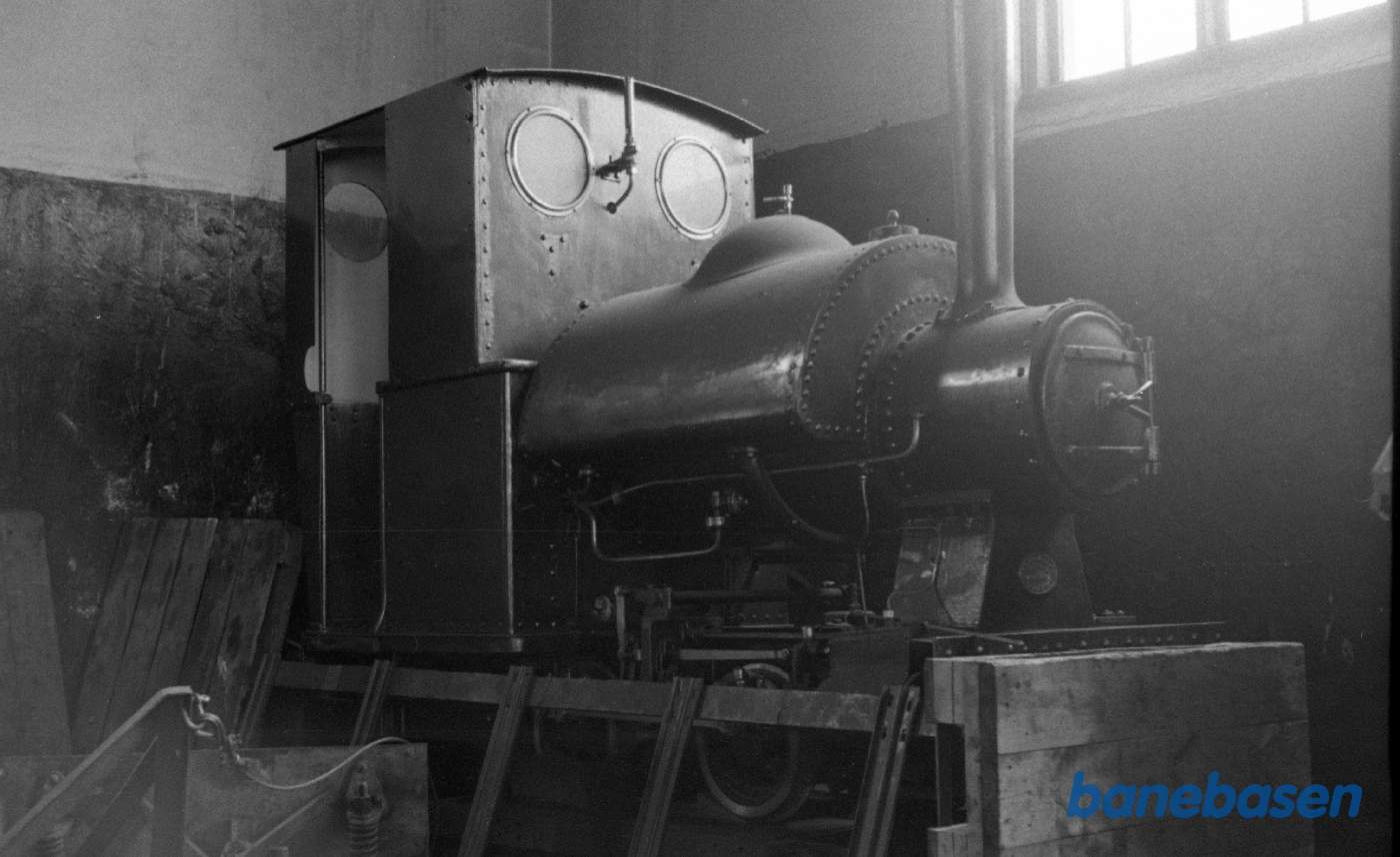 600 mm sporvidde damploko med sadeltank