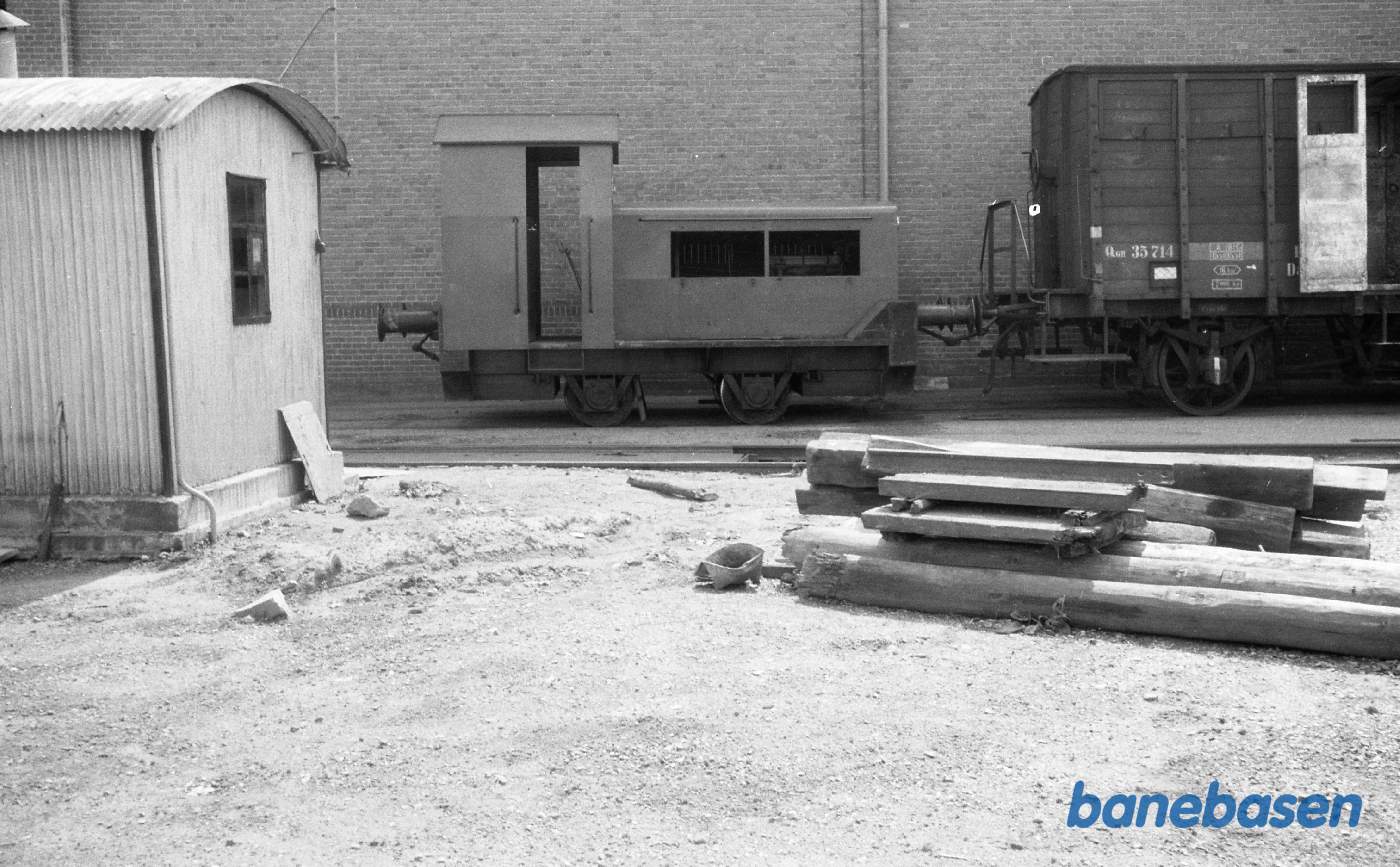 Sukkerfabrikken med rangerlokomotiv