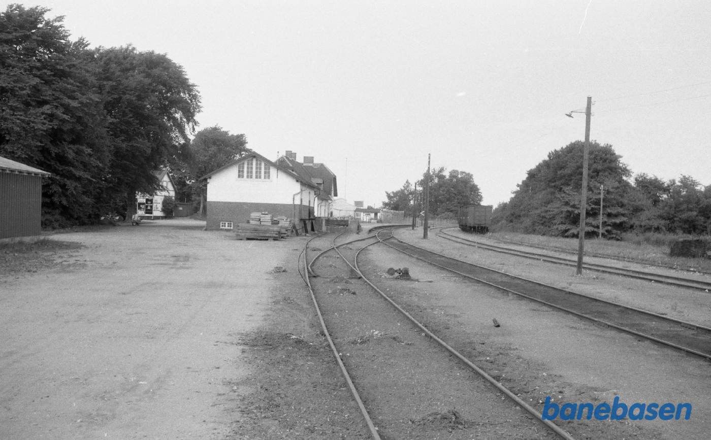 Et vue ud over Hørve station