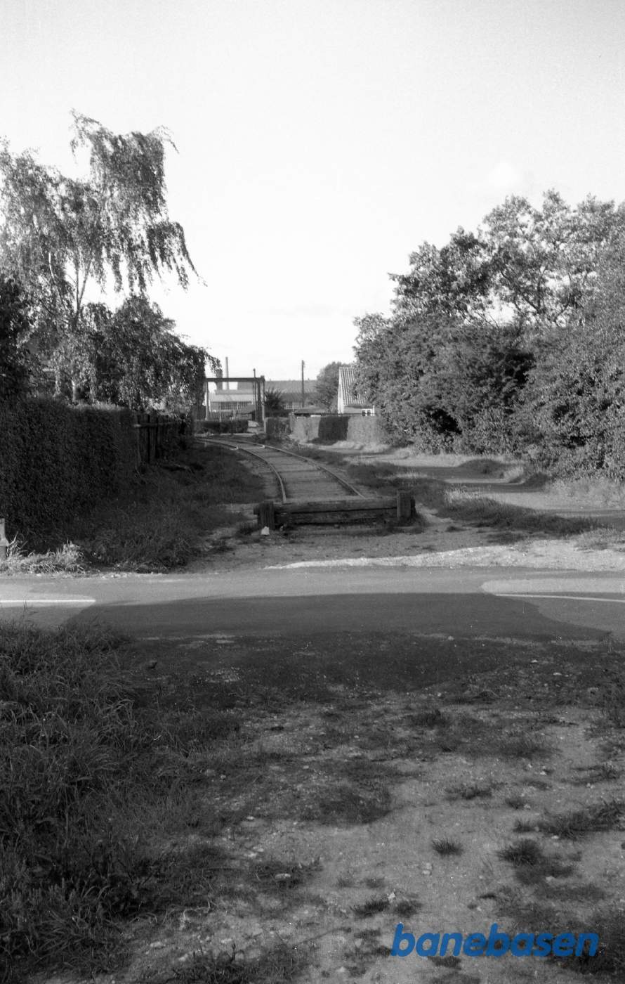 Kastrup station. Udkørslen mod Dragør