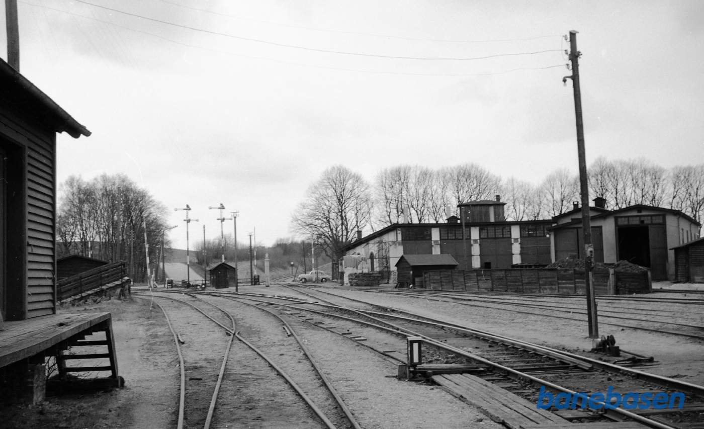 Præstø station. Remisen .