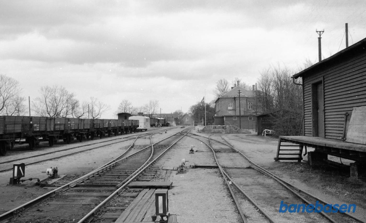 Præstø station. Remisen .