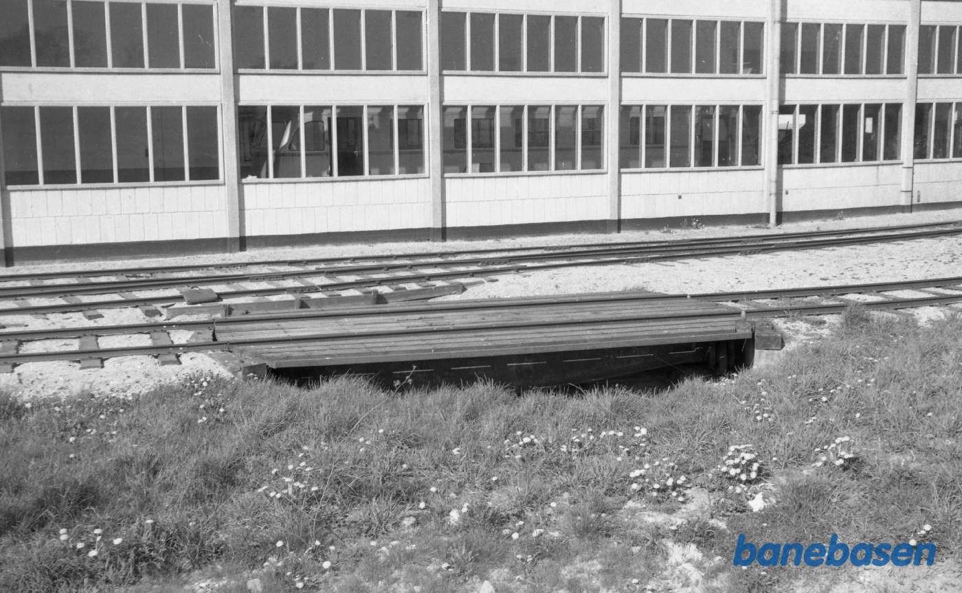 Drejeskiven ved værkstedet på Firskovvej