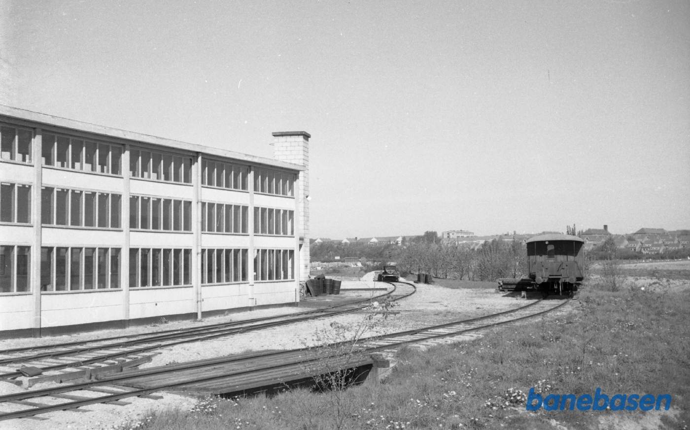 Drejeskiven ved værkstedet på Firskovvej