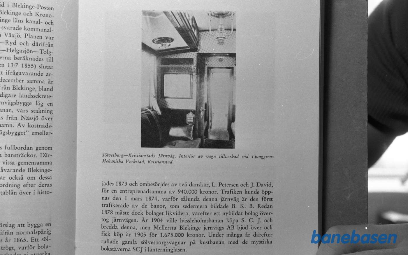 Tegning. Svenske Jernbanevogne