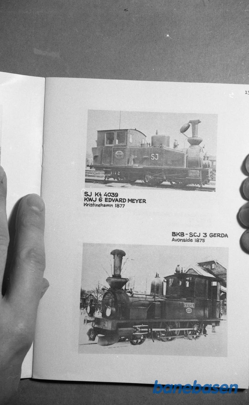 Tegning. Svenske Jernbanevogne