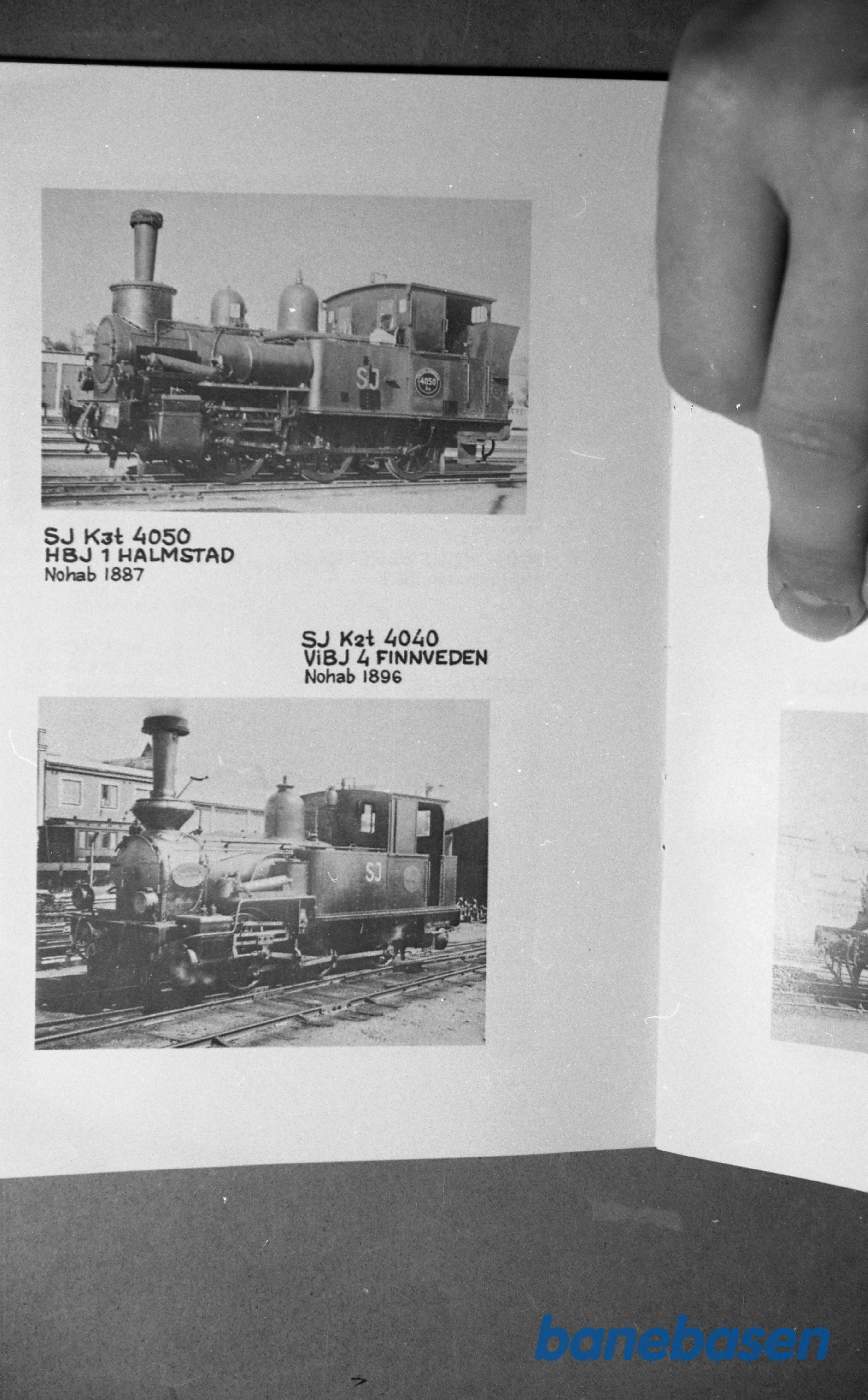 Tegning. Svenske Jernbanevogne