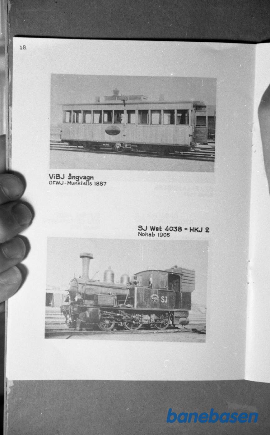 Tegning. Svenske Jernbanevogne