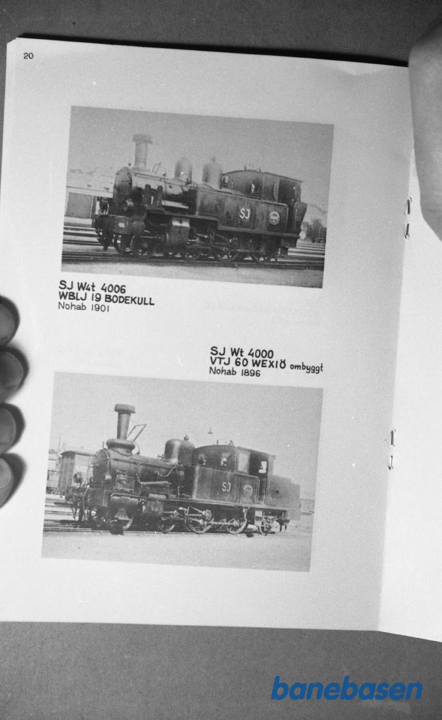 Tegning. Svenske Jernbanevogne