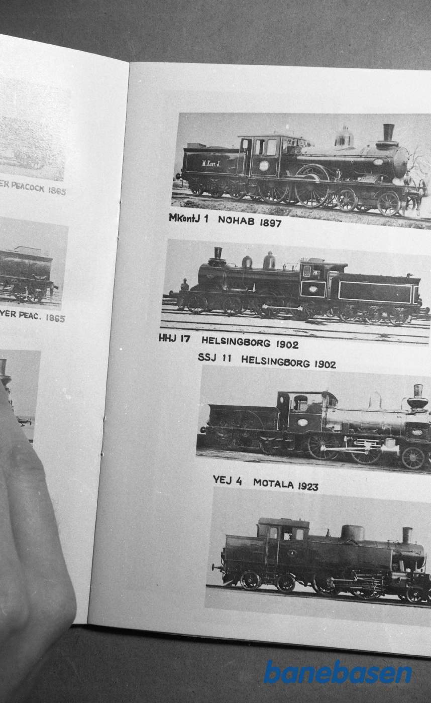 Foto. Svenske lokomotiver og vogne