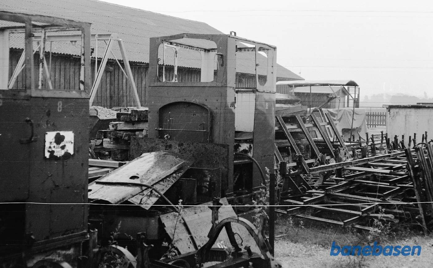 Smalsporede lokomotiver fra Nybølle Skærvefabrik