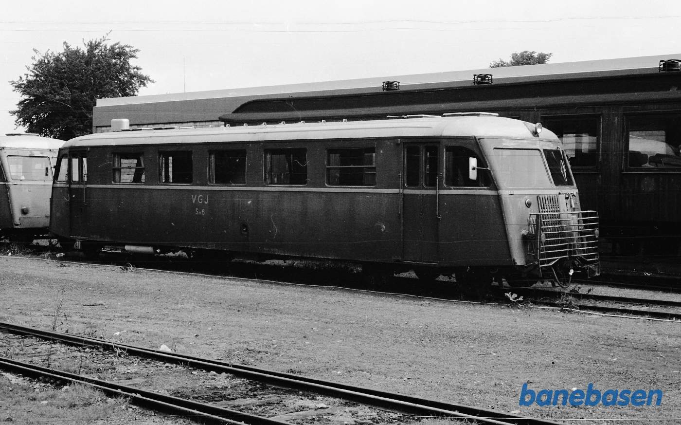 Skælskør station med VGJ Sm 4