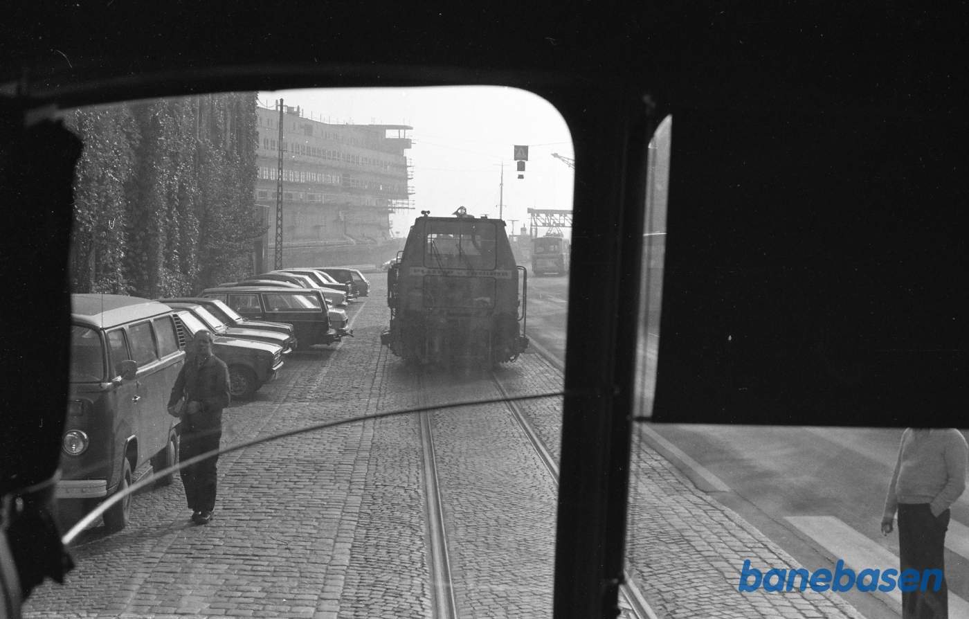 Helsingør Havn set fra skinnebus Helsingør Havn set fra skinnebus