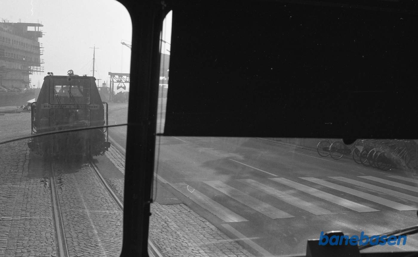 Helsingør Havn set fra skinnebus