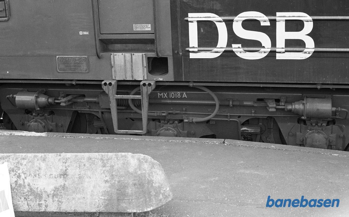 Helsingør. Undervogn til MX 1018 Helsingør. Undervogn til MX 1018