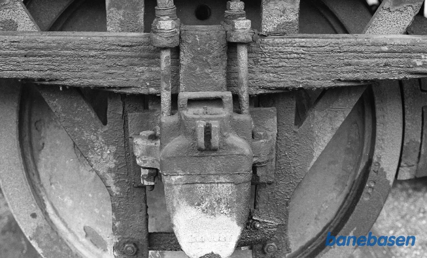 Rungsted station. Gl SFJ kupevogn. Hjul Rungsted station. Gl SFJ kupevogn. Hjul