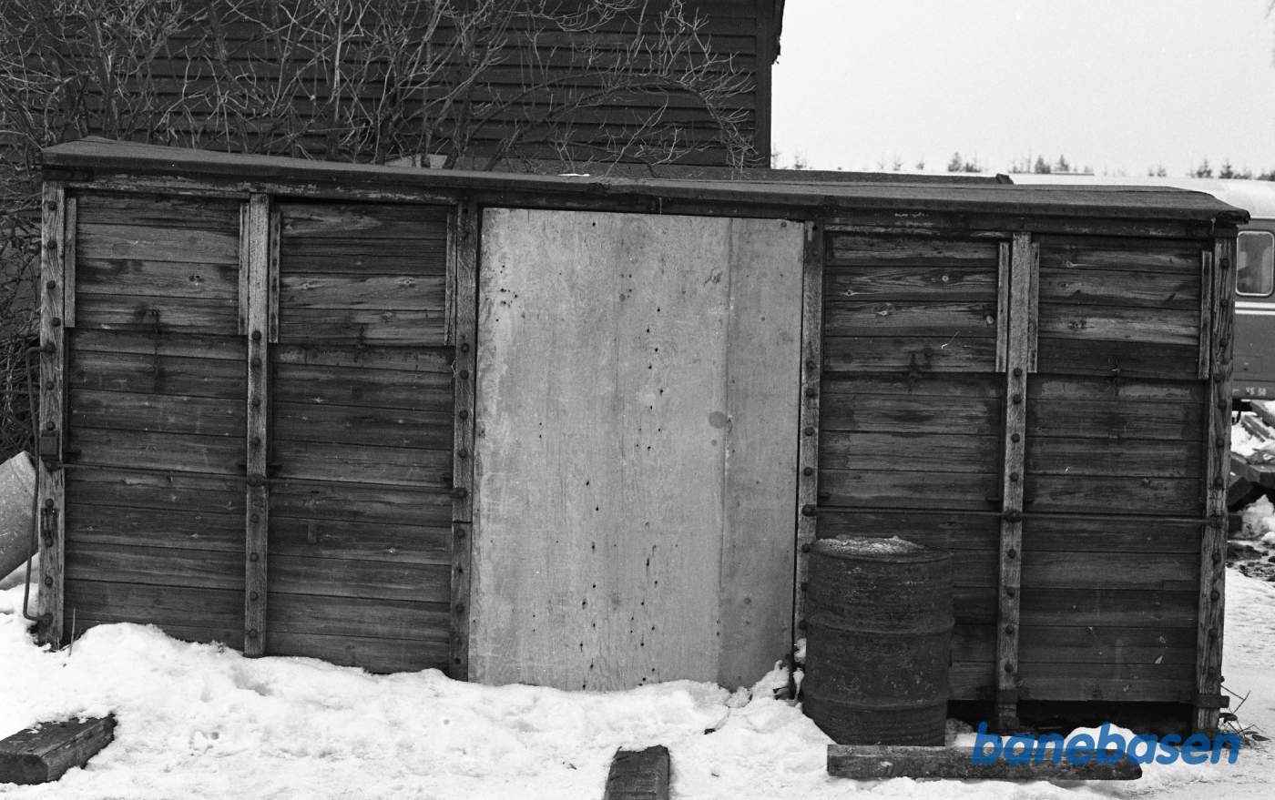 Kagerup station med gl GDS Q vognkasse