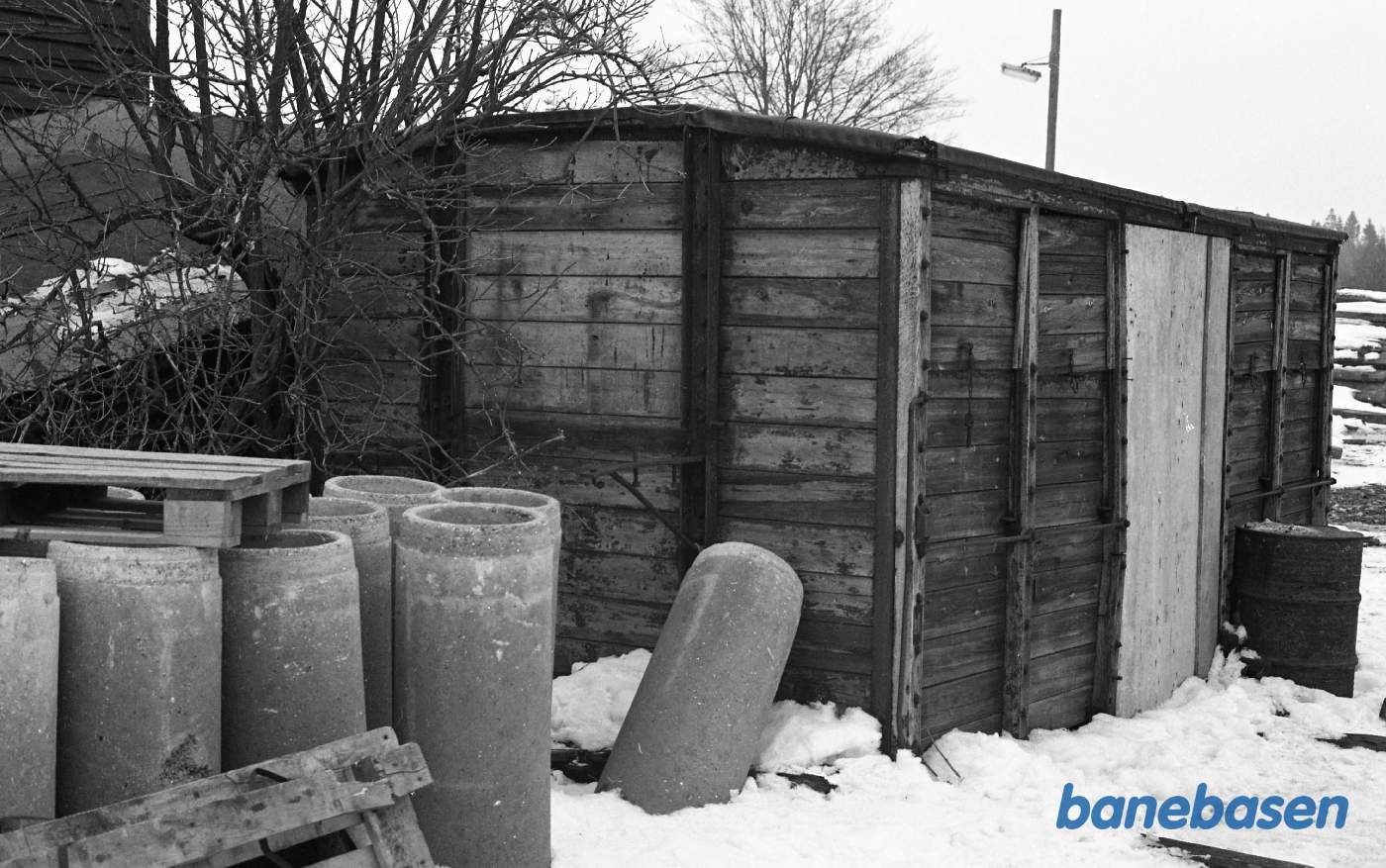 Kagerup station med gl GDS Q vognkasse