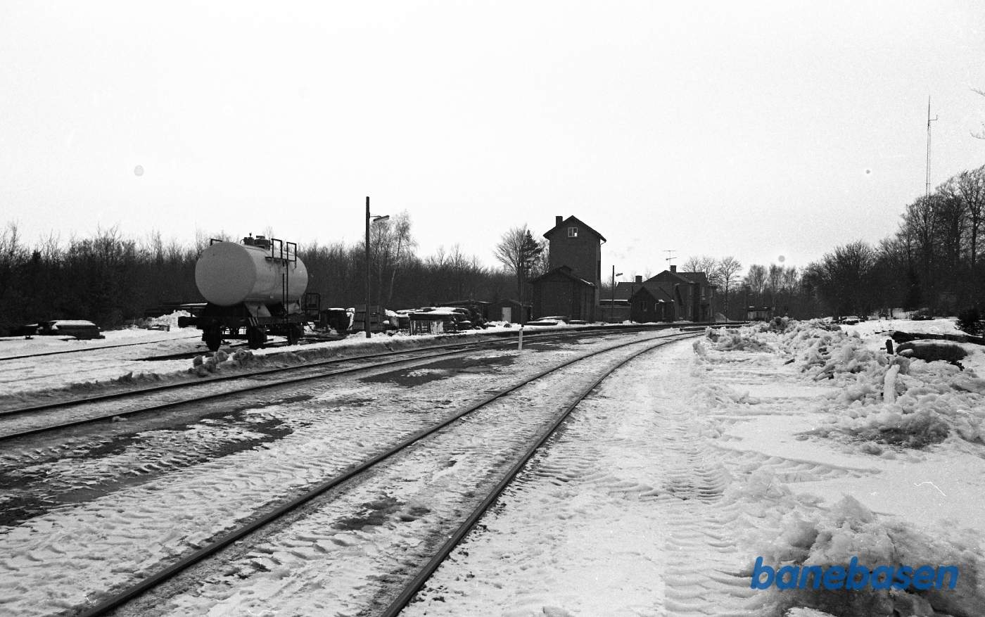 Kagerup station. Sydenden