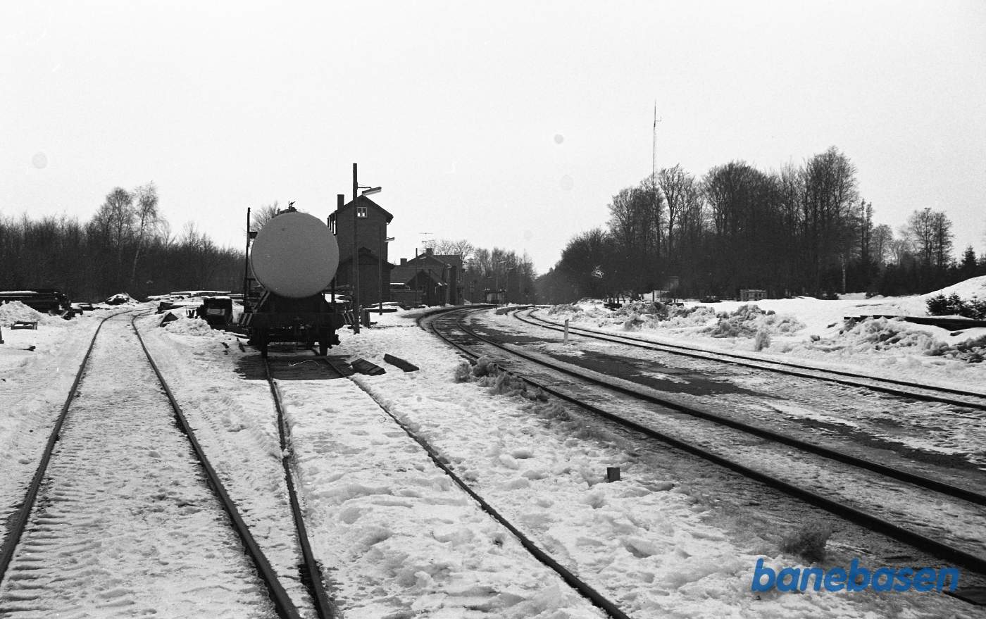 Kagerup station. Sydenden