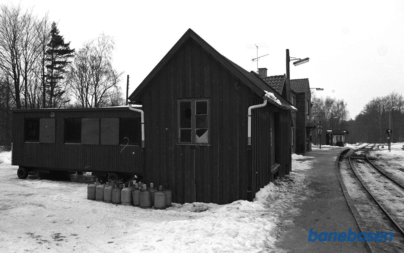 Kagerup station. Sydenden.