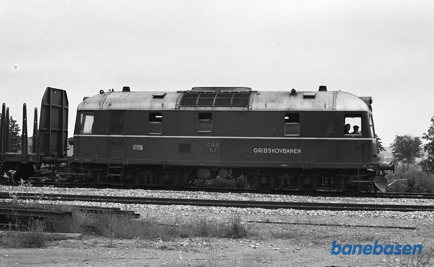 Hillerød station. GDS L 1. med godstog