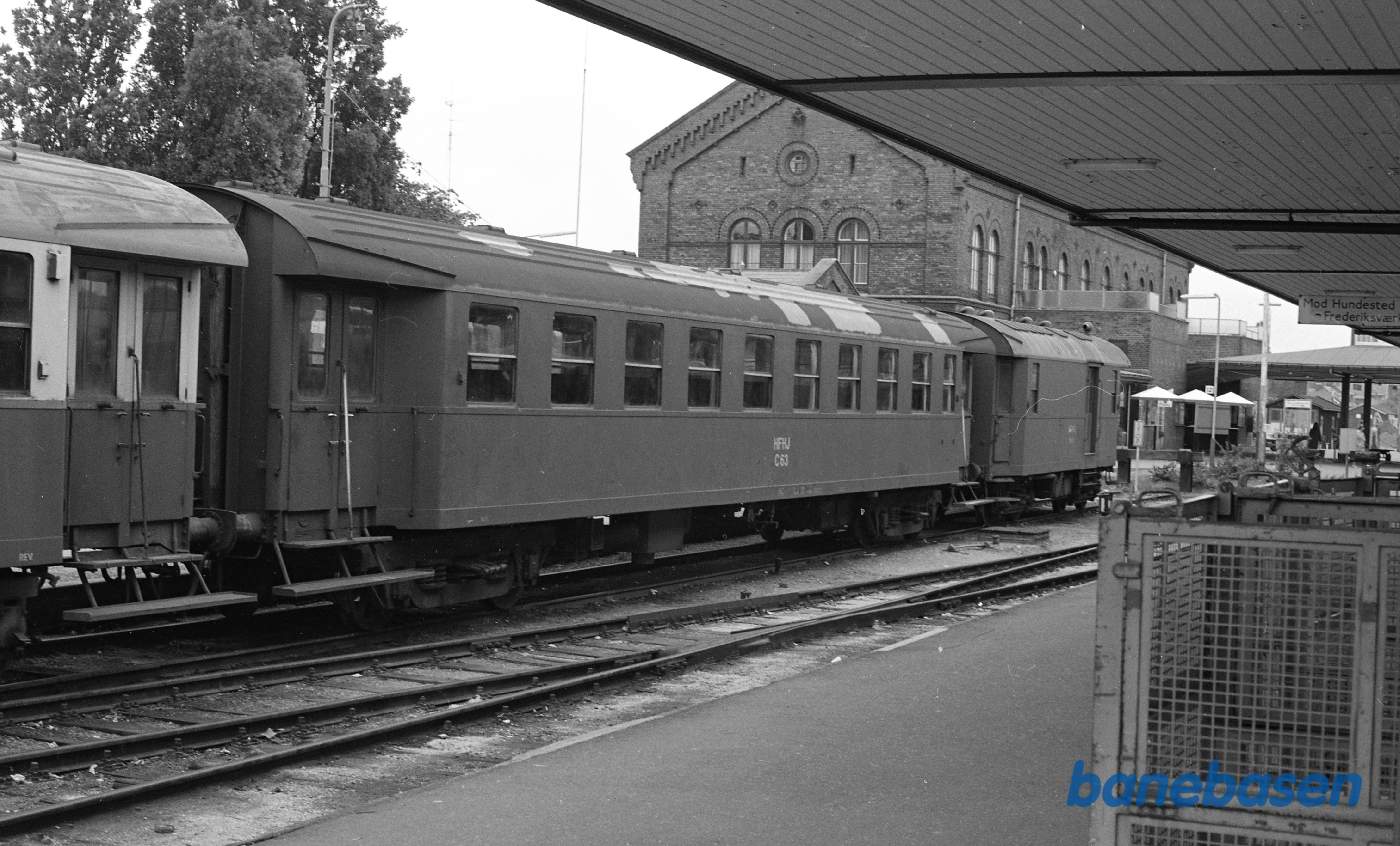 Hillerød station med HFHJ C 63.
