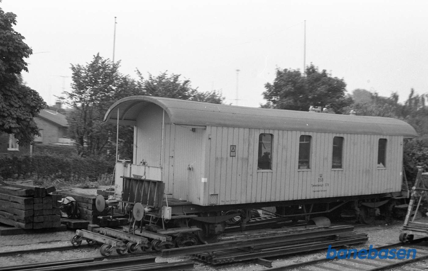 Frederiksberg station med tjenestevogn 578 Frederiksberg station med tjenestevogn 578