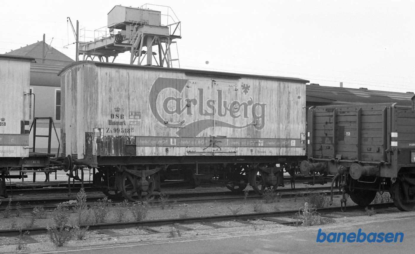 Frederiksberg station med Carlsbergvogn Za 99518 Frederiksberg station med Carlsbergvogn Za 99518