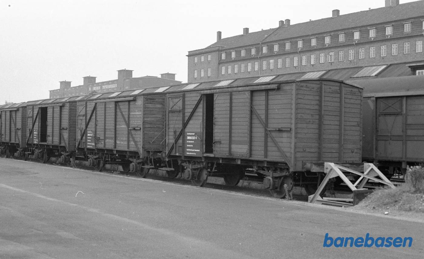 Frederiksberg station med Hj vogne som pakhus Frederiksberg station med Hj vogne som pakhus