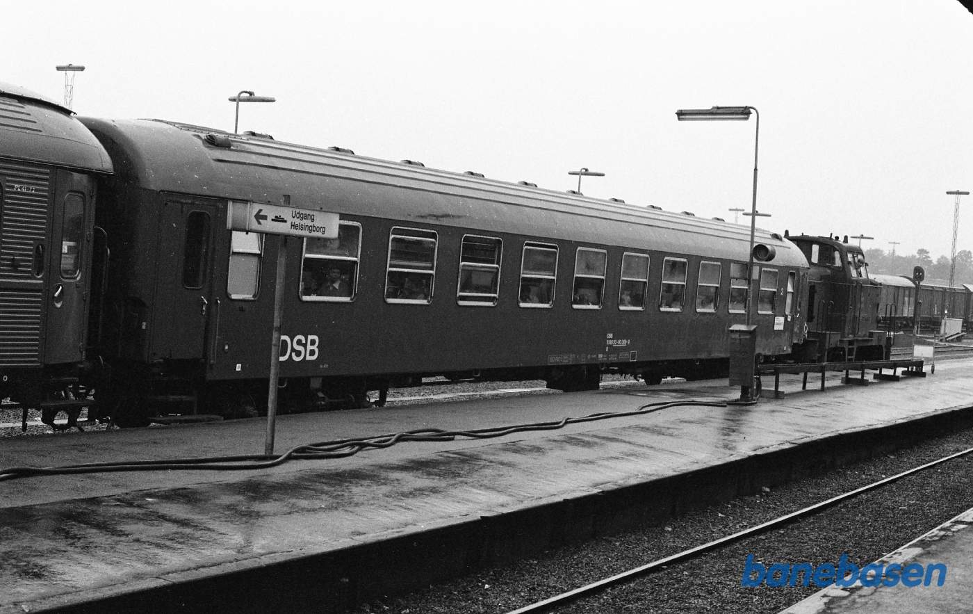 Helsingør station med DSB B 309