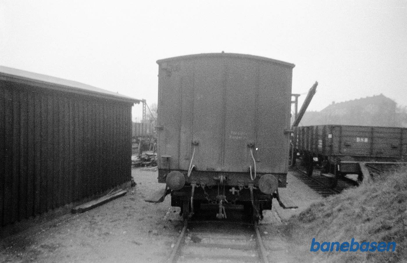 CVK. Tidligere salonvogn 9. Gavl