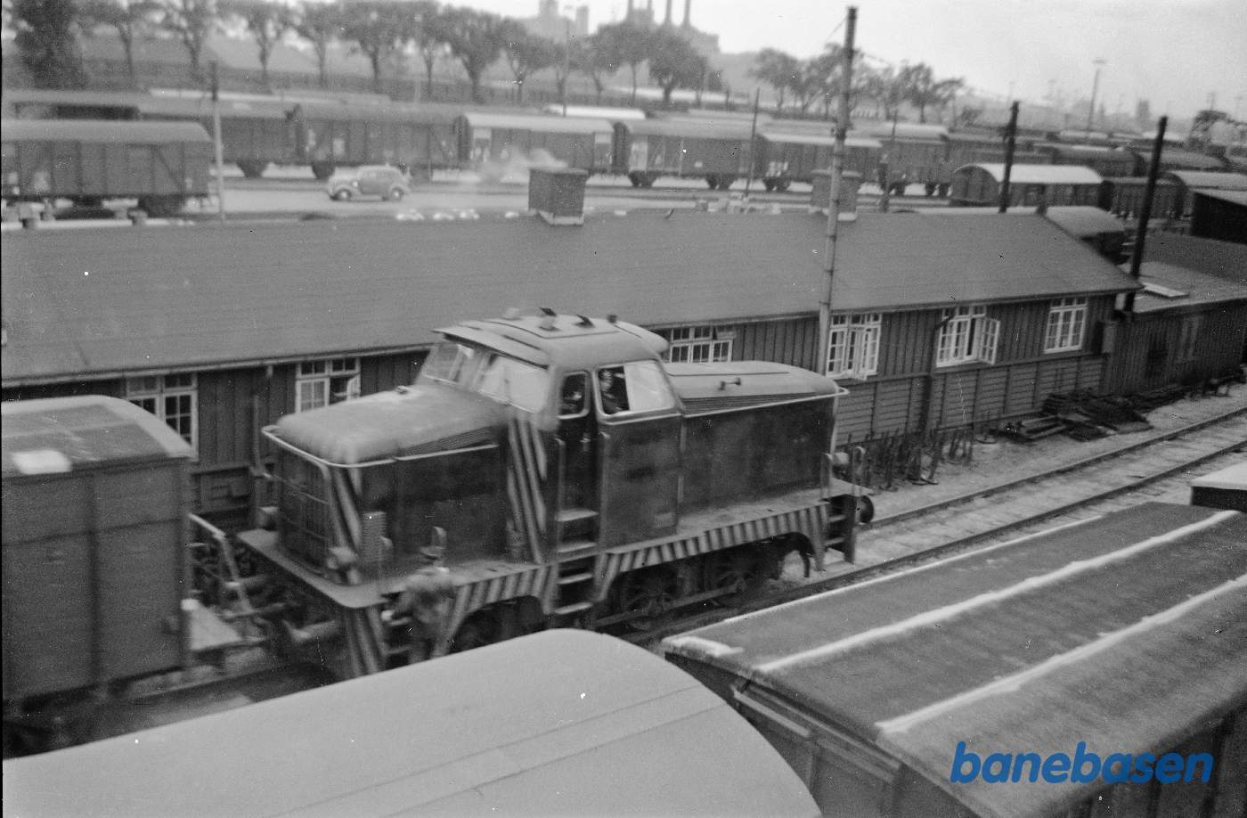 Østerport. Rangering med tyskbygget MH