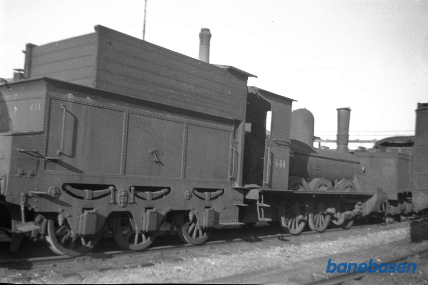 København GB. Hensat G 644 med Fs Tender