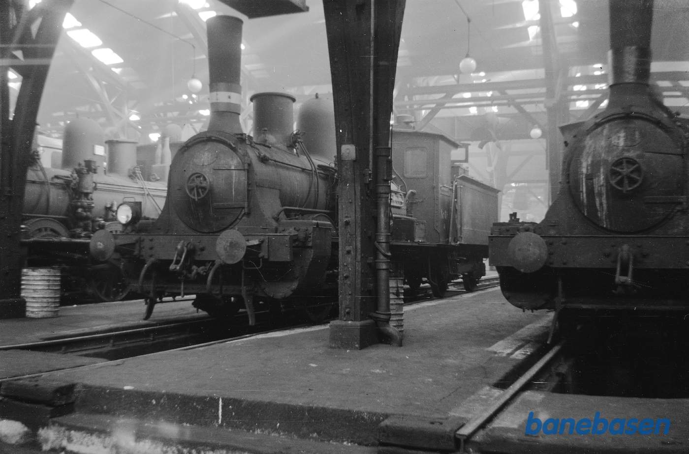 København GB. Remisen med G 611 varmemaskine København GB. Remisen med G 611 varmemaskine