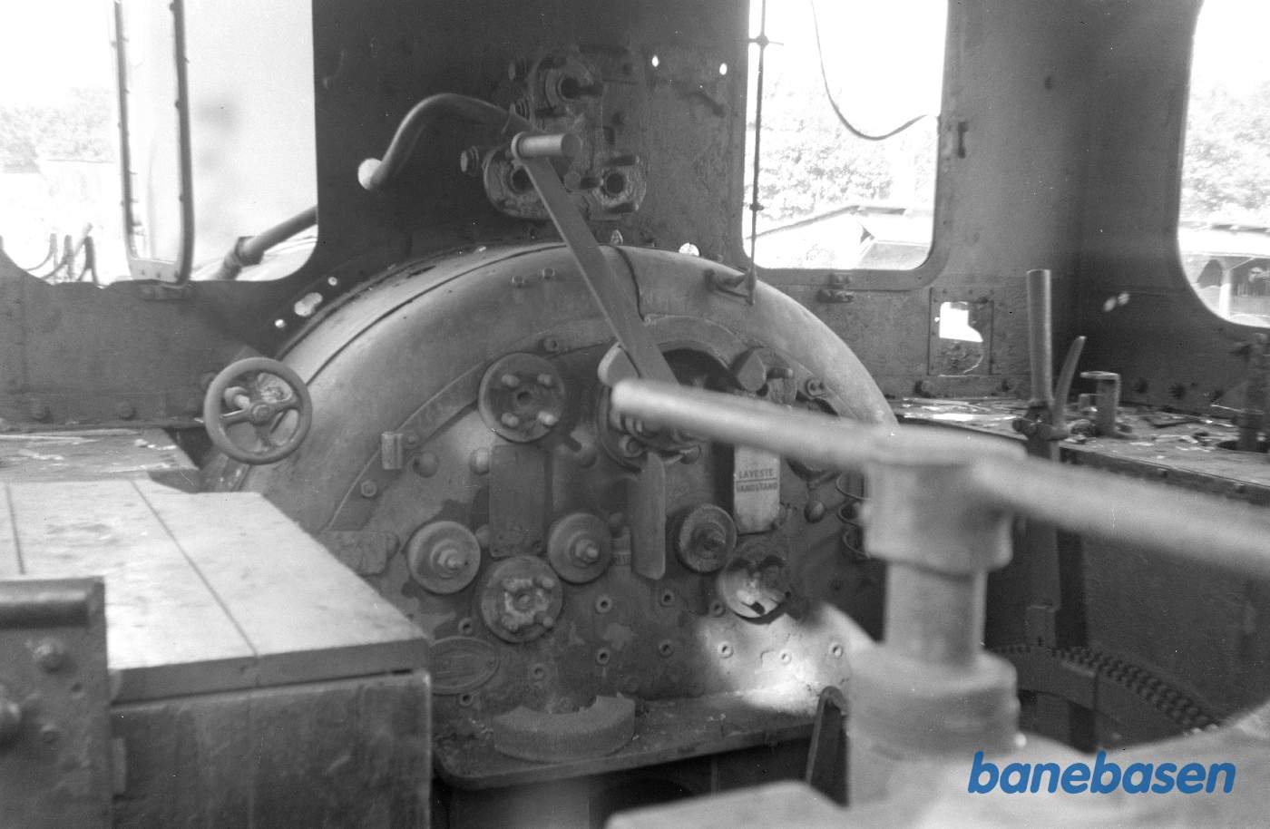 Førerhus indvendig på O-maskine