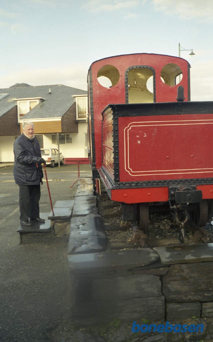 Damplokomotiv Merlen Cymreic som mindesmærke