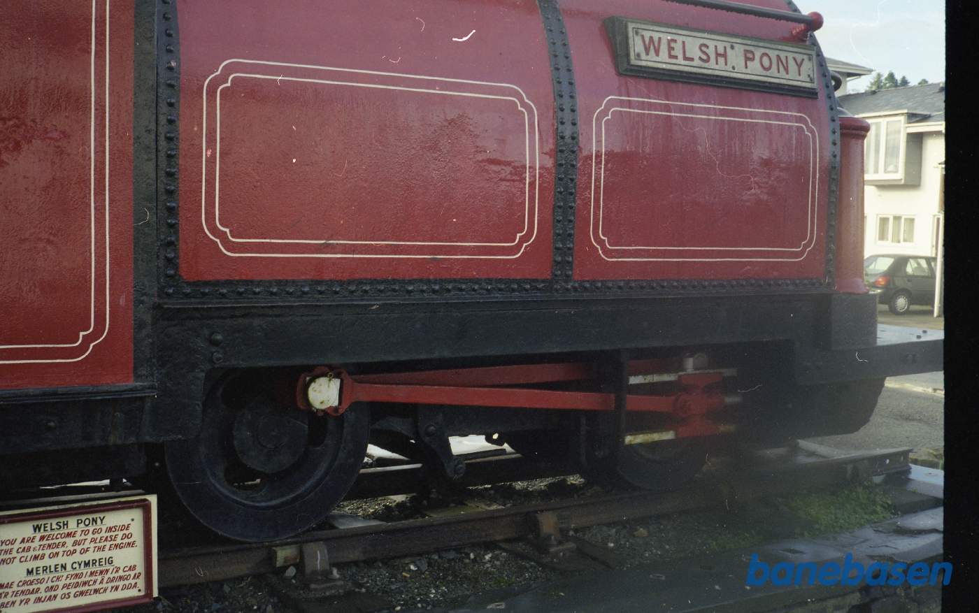 Damplokomotiv Welsh Pony som mindesmærke