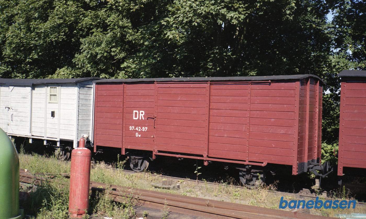 Godsvogn DR 97-42-97 på Rygen