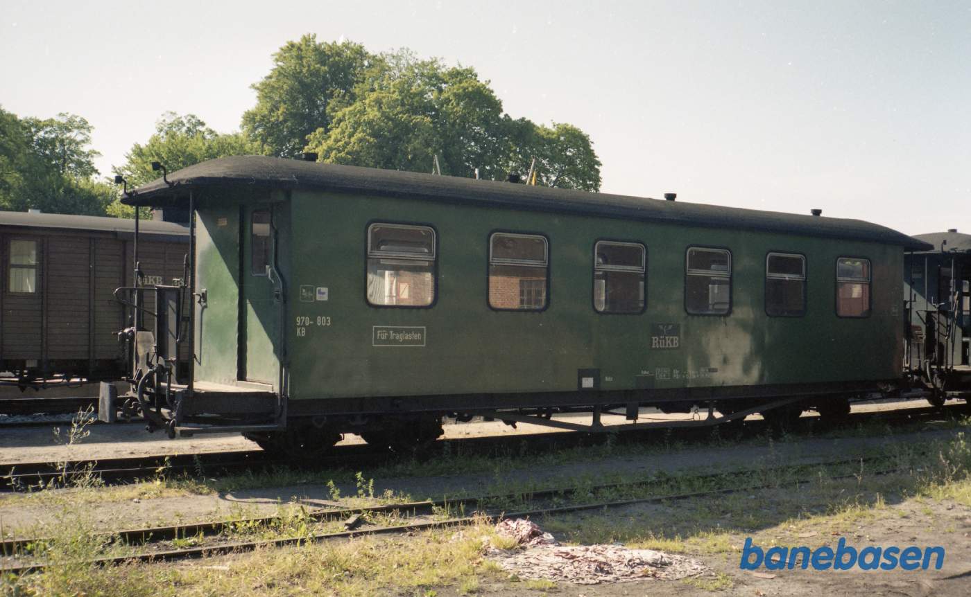 Personvogn KB 970 -803 på Rygen