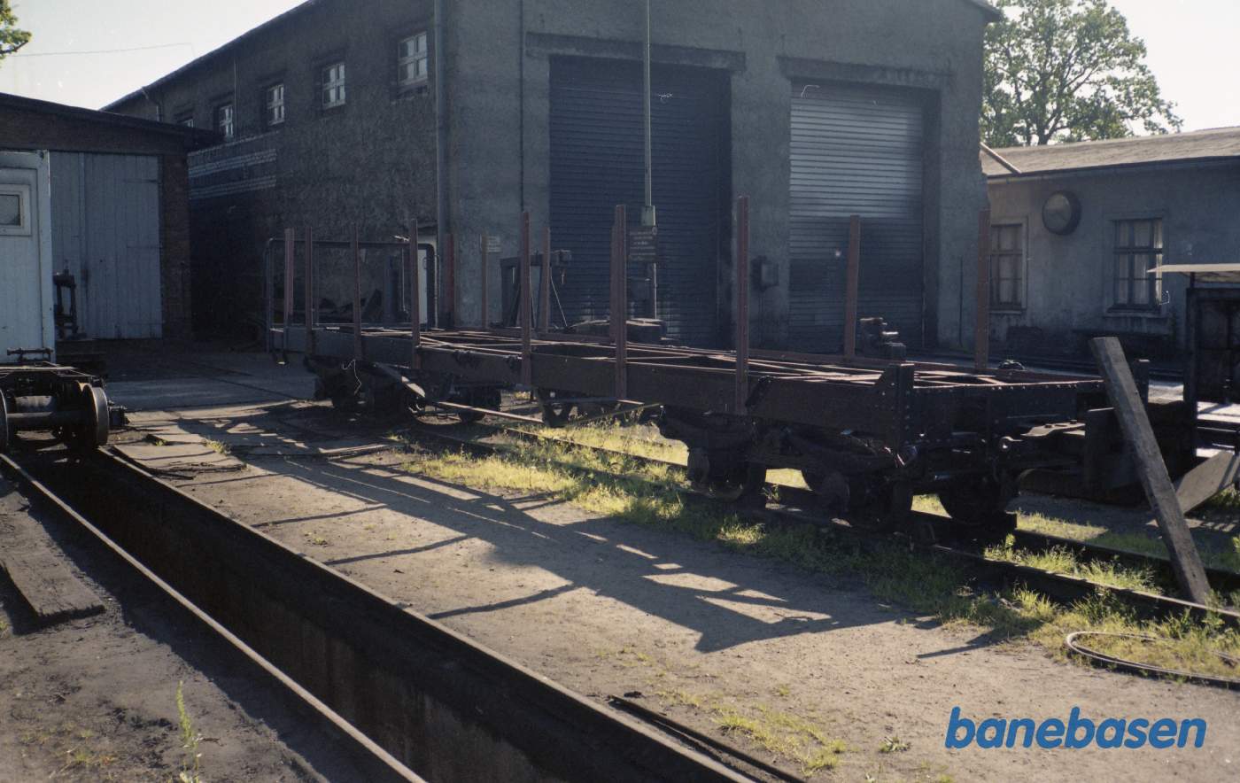 på Rygen Undervogn til en smalsporet godsvogn