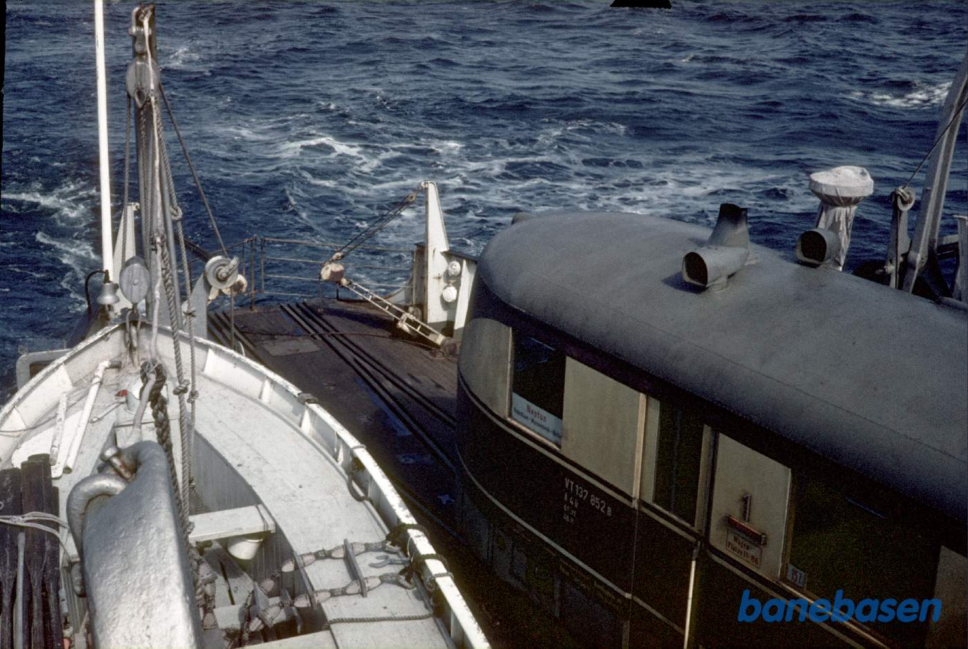 Eksprestog "Neptun" ombord på D/F Danmark