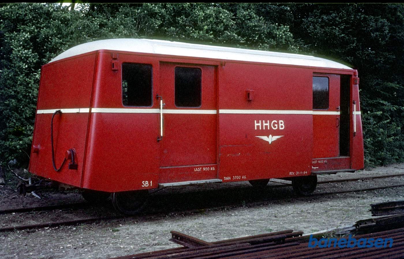 Skinnebuspost- og bagagevogn